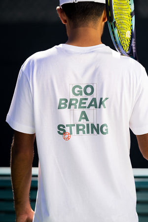 GO BREAK A STRING T-SHIRT
